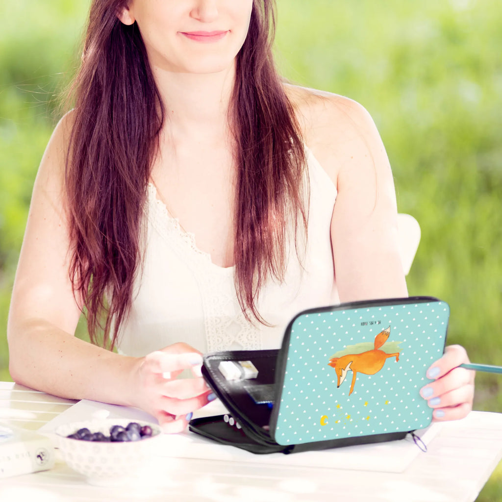 Leather folder Fox Stars Motiv, Kinder Federmappe, Einschulung, Federmappe Einschulung, Stifte Etui, Kind, Stifterolle, Schülerin, Federmäppchen, Schüler, Büro Stifte Etui, Federmappe, Federmäppchen bedruckt, Stiftetasche, Geschenk, Schule, Bestückte Federmappe, Grundschule, Fuchs, Spruch positiv, tröstende Worte, Always Look on the Bright Side of Life, Füchse, Romantik, Spruch schön