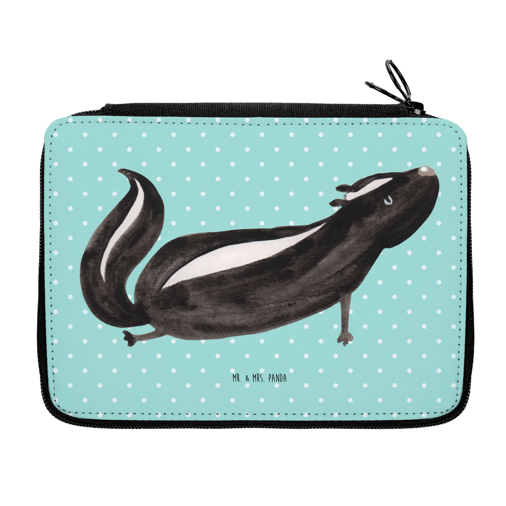 Federmappe Stinktier Yoga Bleistiftetui, Schulmäppchen, Stiftemappe, Schlampermäppchen, Federtasche, Federmäppchen, Zeichenetui, Etui für Stifte, Schreibmappe, Buntstiftmäppchen, Malmappe, Stifte Etui, Mäppchen, Schuletui, Buntstiftetui, Stiftetasche, Schreibetui, Stifteetui, Bleistift Etui, Stiftebeutel, Schüleretui, Federmappe Set, Farbstiftetui, Stinktier, Skunk, Raubtier, Namaste, Liebe, Wildtier, Yoga, Lebe, Stinker, Lache, Stinki