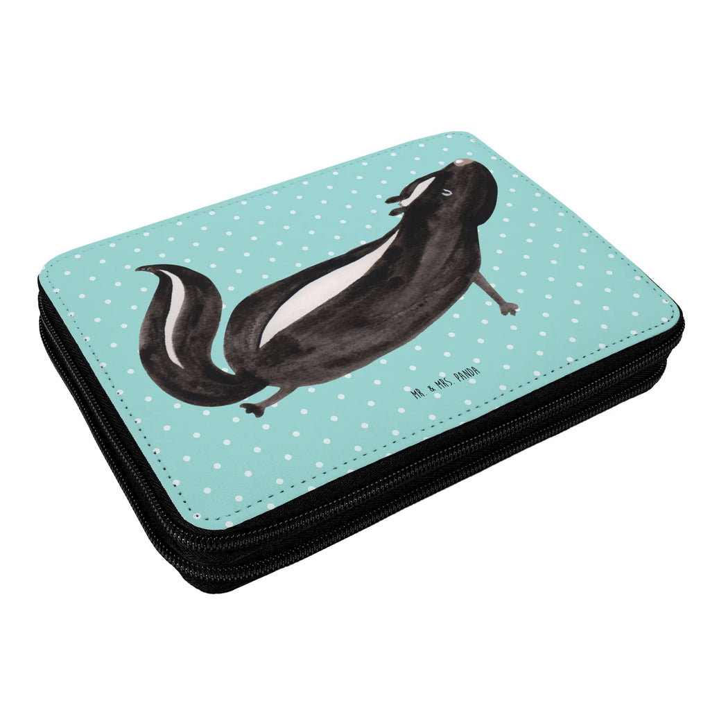 Federmappe Stinktier Yoga Bleistiftetui, Schulmäppchen, Stiftemappe, Schlampermäppchen, Federtasche, Federmäppchen, Zeichenetui, Etui für Stifte, Schreibmappe, Buntstiftmäppchen, Malmappe, Stifte Etui, Mäppchen, Schuletui, Buntstiftetui, Stiftetasche, Schreibetui, Stifteetui, Bleistift Etui, Stiftebeutel, Schüleretui, Federmappe Set, Farbstiftetui, Stinktier, Skunk, Raubtier, Namaste, Liebe, Wildtier, Yoga, Lebe, Stinker, Lache, Stinki