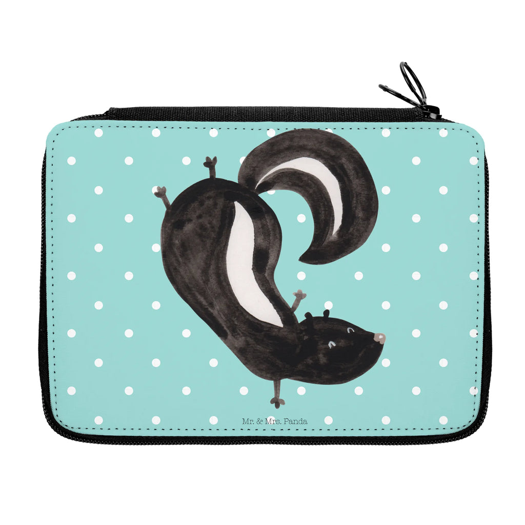 Leather folder skunk handstand Stiftebeutel, Federmäppchen, Stiftetasche, Stiftemappe, Buntstiftmäppchen, Bleistiftetui, Zeichenetui, Schulmäppchen, Federmappe Set, Schreibetui, Buntstiftetui, Schuletui, Federtasche, Schreibmappe, Etui für Stifte, Farbstiftetui, Stifte Etui, Schüleretui, Mäppchen, Schlampermäppchen, Stifteetui, Bleistift Etui, Malmappe, Stinktier, Skunk, Wildtier, Kind, Raubtier, Spielplatz, Verpielt, Stinker, Stinki