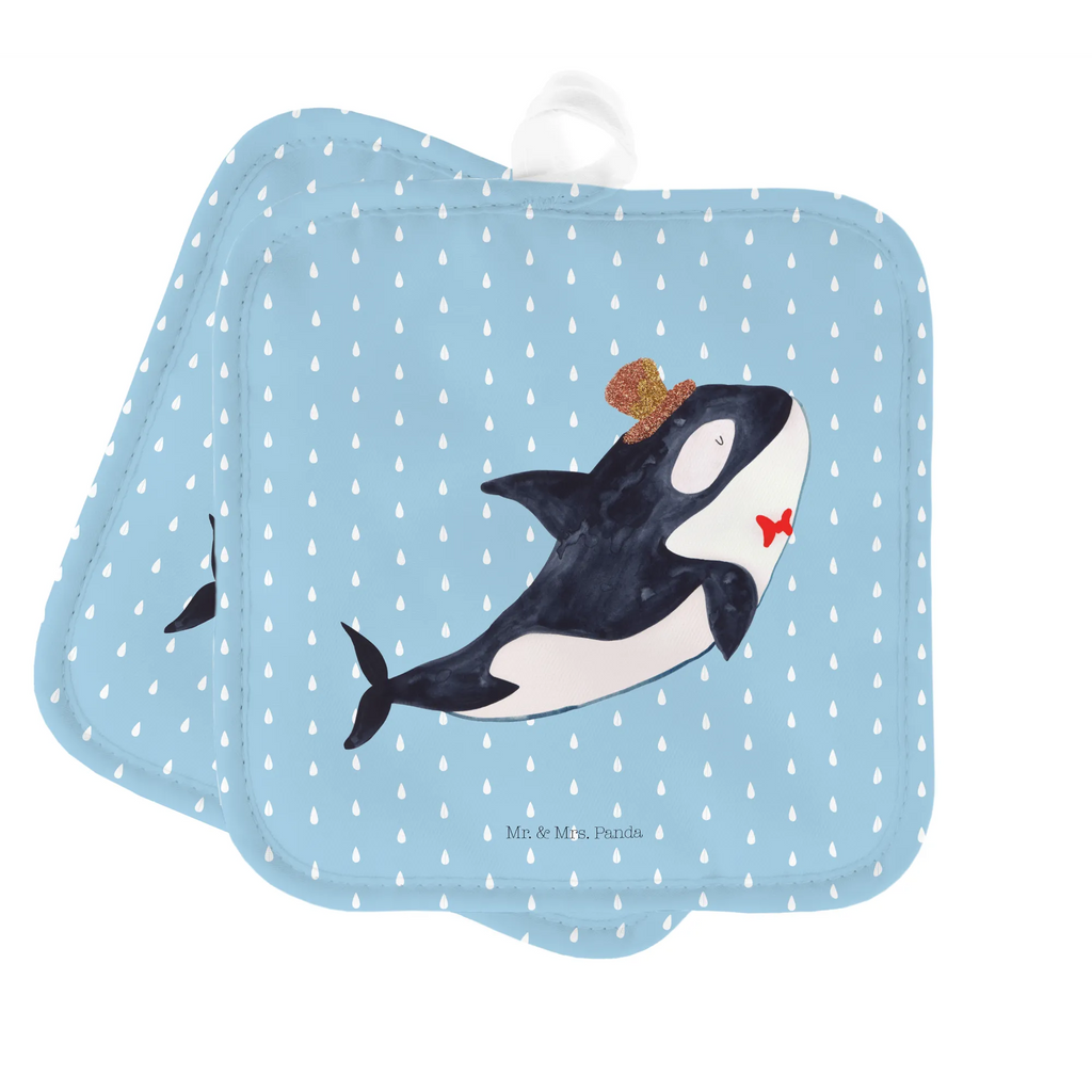 2er Set Topflappen  Orca Zylinder Topflappen 2er Set, Topfuntersetzer, Topflappen, topfhalter, Topfhandschuhe, 2er Set Topflappen, Topflappen Set, Topflappenset, Meerestiere, Urlaub, Meer, Geburtstag, Glückwunsch, Narwal, Orca, Fest, Glitzer, Glitter, Feier, Konfetti, Fete