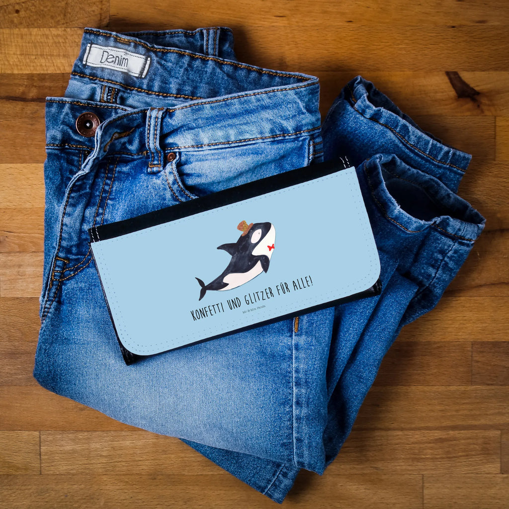 Ladies purse orca cylinder Purse, XXL, Ladies, Large, Wallets, Wallet, Seafood, aquatic animals, ocean, sea, fish, shells, corals, reef, whale, narwhal, sea urchin, lobster, platypus, turtle, manatee, crocodile, orca, shrimp, gifts for seafood lovers, water world, underwater animals, underwater world, vacation, deep sea, seafood fans, gift ideas, seafood decoration, seafood posters, congratulations, birthday, party, celebration, glitter, feast, confetti