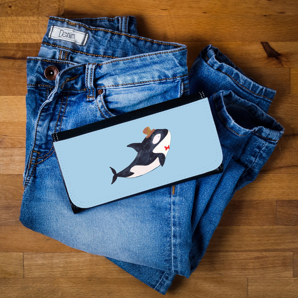 Ladies purse orca cylinder Purse, XXL, Ladies, Large, Wallets, Wallet, Seafood, aquatic animals, ocean, sea, fish, shells, corals, reef, whale, narwhal, sea urchin, lobster, platypus, turtle, manatee, crocodile, orca, shrimp, gifts for seafood lovers, water world, underwater animals, underwater world, vacation, deep sea, seafood fans, gift ideas, seafood decoration, seafood posters, congratulations, birthday, party, celebration, glitter, feast, confetti