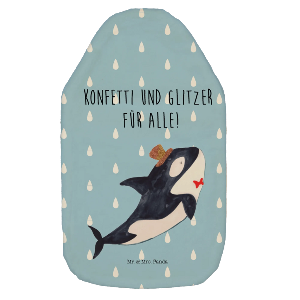 Wärmflasche Orca Zylinder Wärmflasche mit Bezug, Wärmflaschen, Bettflaschen, heißwasserflasche, warmwasserflasche, Wärmflasche, bettwärmflasche, Wärmeflasche, Wärmflaschen mit Bezug, Bettflasche, heizflasche, wärmebeutel, Wärmekissen, heißwasserbeutel, warmwasserbeutel, Urlaub, Meer, Meerestiere, Glückwunsch, Glitter, Orca, Fest, Fete, Glitzer, Feier, Geburtstag, Narwal, Konfetti