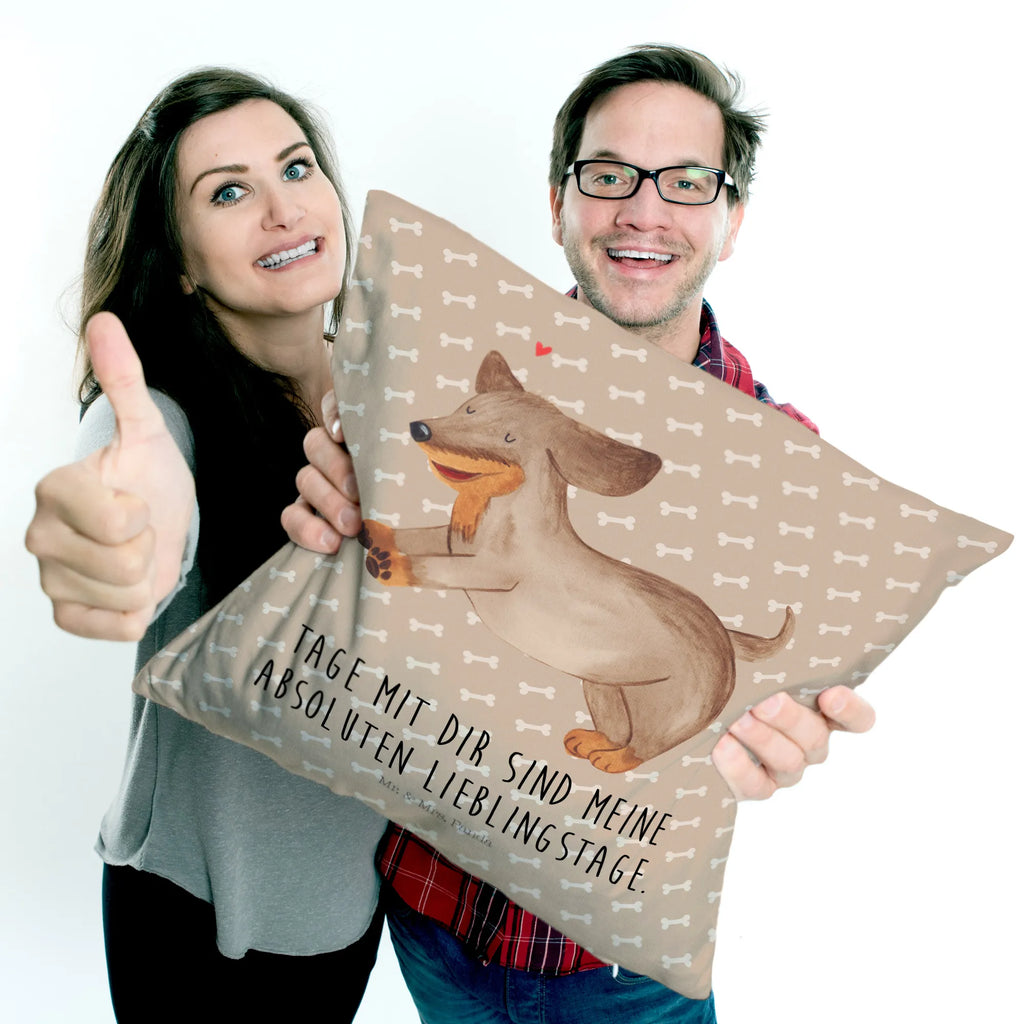 40x40 poduszka pies Jamnik Pies, motyw psa, zwierzę domowe, rasa psa, miłośnik zwierząt, właściciel psa, powiedzenia