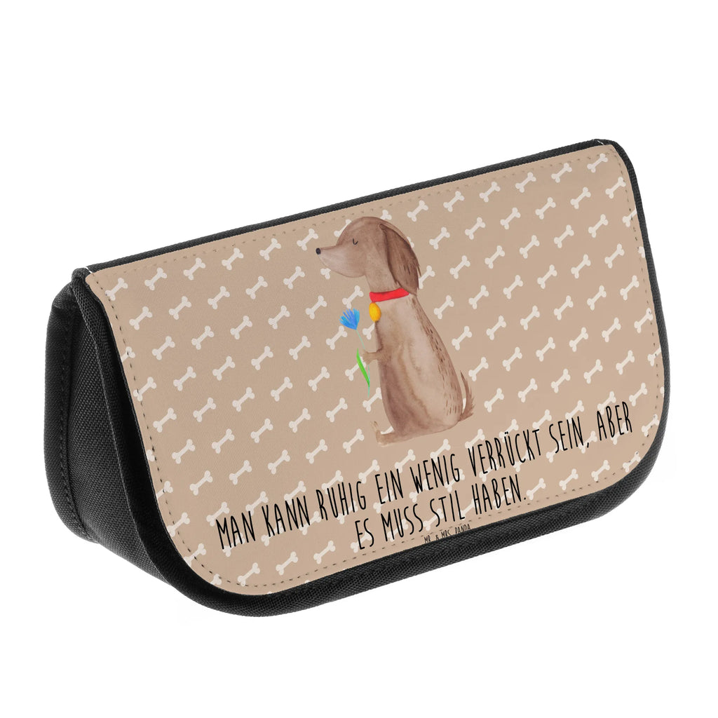 Kosmetyczka pies kwiat Pies, motyw psa, zwierzę domowe, rasa psa, miłośnik zwierząt, właściciel psa, powiedzenia