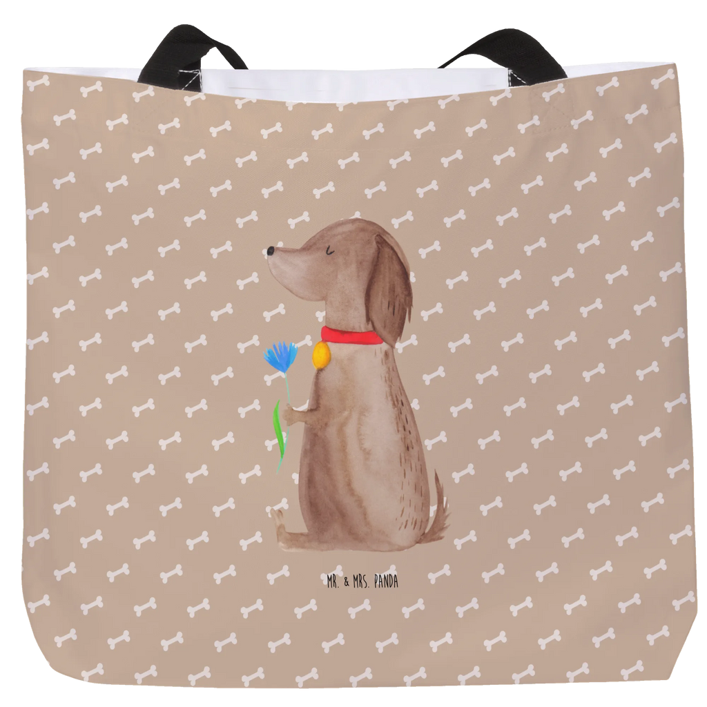 Shopper Hund Blume Schultertasche, Shopper, Stofftasche, Freizeittasche, Strandtasche, XXL Tasche, XL, Einkaufstasche, Tüte, Tragebeutel, Schultasche, Schulbeutel, Alltagstasche, Beutel, Einkaufsbeutel, Ausflug, Sprüche, Hund, Hundebesitzer, Hunderasse, Haustier, Hundemotiv, Tierliebhaber, Frauchen, Hunde, Hundeliebe