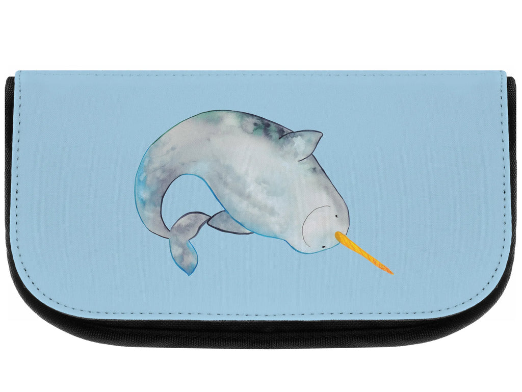 Cosmetics bag Narwhal Schminktäschchen, kosmetik beutel, Waschtasche, toilettenbeutel, kleines Täschchen, reise kosmetiktasche, utensilientasche, zubehörtasche, kulturtäschchen, reiseschminktasche, Necessaire, Reisenecessaires, bad tasche, hygiene tasche, Kosmetiktasche, Kulturbeutel, Beautybag, Waschbeutel, kosmetiktäschchen, beauty case, Toilettentasche, beauty tasche, Make-Up Bag, Organizer Tasche, Kulturtasche, Schminkbeutel, Beauty Bag, Schminktasche, Meerestiere, Urlaub, Meer, Wal, Aufräumen, Putzen, Kinderzimmer, Hausfrau, Narwal, Junggesellin