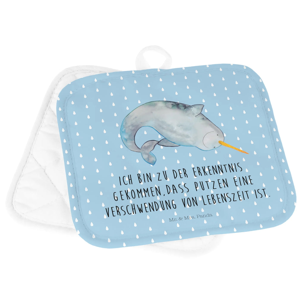 2er Set Topflappen  Narwal Topflappen, Topfhandschuhe, Topflappen 2er Set, Topflappenset, Topflappen Set, Topfuntersetzer, topfhalter, 2er Set Topflappen, Meerestiere, Urlaub, Meer, Narwal, Hausfrau, Putzen, Junggesellin, Kinderzimmer, Aufräumen, Wal