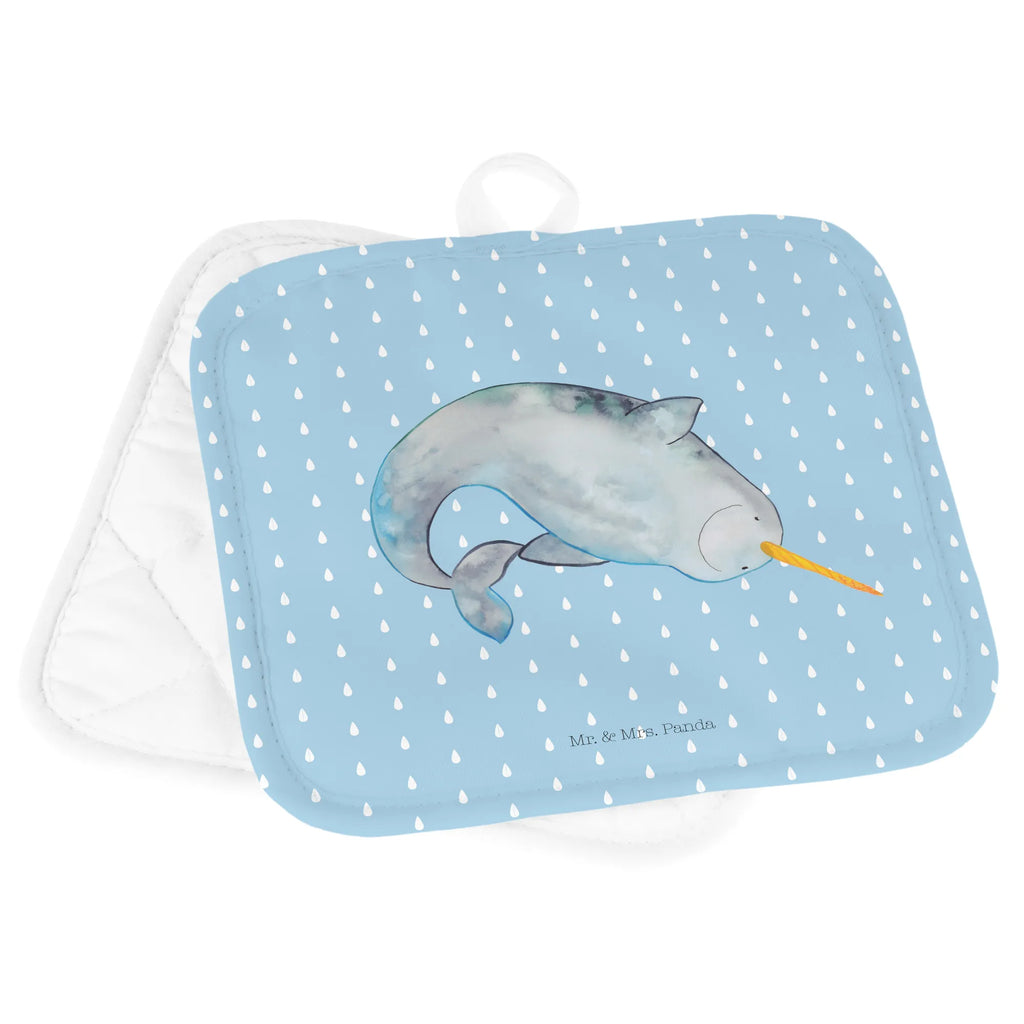 2er Set Topflappen  Narwal Topflappen, Topfhandschuhe, Topflappen 2er Set, Topflappenset, Topflappen Set, Topfuntersetzer, topfhalter, 2er Set Topflappen, Meerestiere, Urlaub, Meer, Narwal, Hausfrau, Putzen, Junggesellin, Kinderzimmer, Aufräumen, Wal