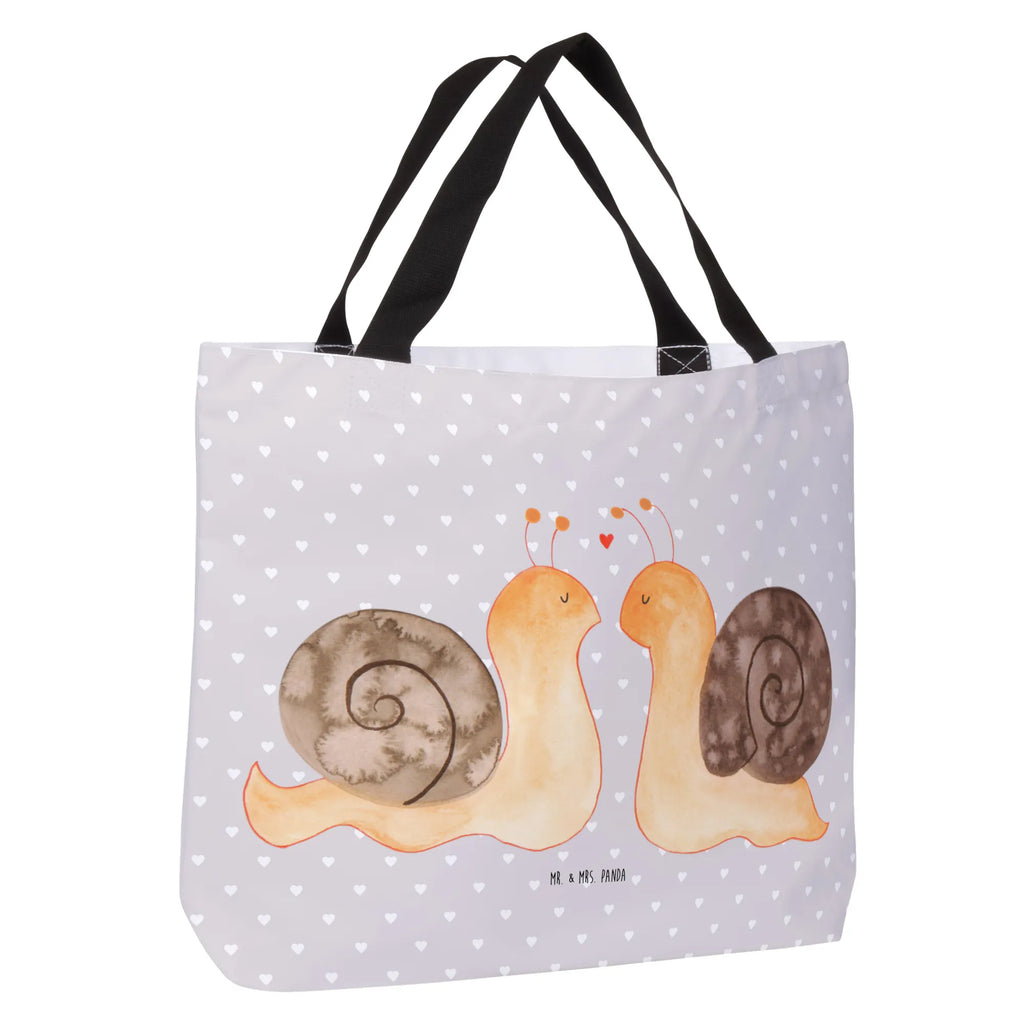 Shopper Schnecken Liebe Einkaufsbeutel, Beutel, Einkaufstasche, Strandtasche, Schulbeutel, Shopper, Tasche, Alltagstasche, Tragebeutel, Freizeittasche, Schultasche, Liebe, Partner, Freund, Freundin, Ehemann, Ehefrau, Heiraten, Verlobung, Heiratsantrag, Liebesgeschenk, Jahrestag, Hocheitstag