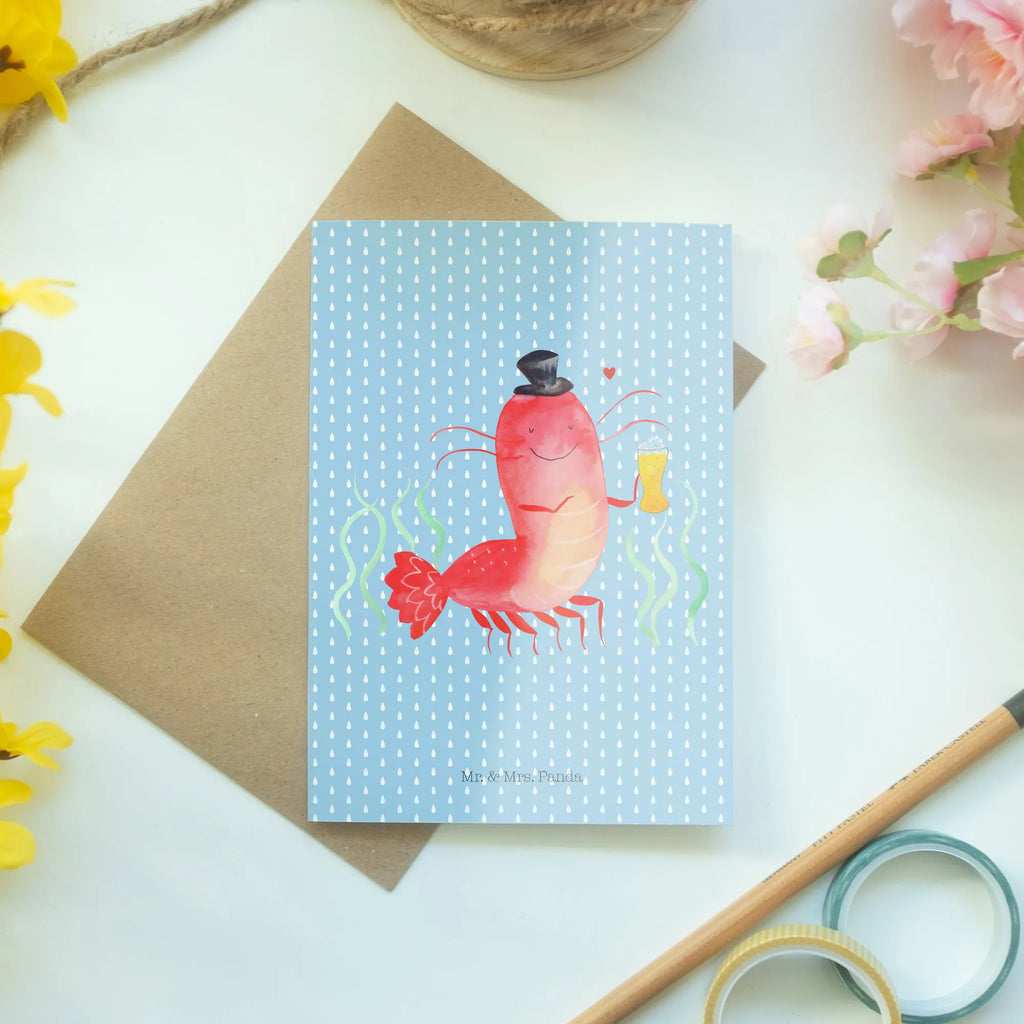 Grußkarte Hummer Weizen dankeskarten, vatertagskarte, Motivkarte, glückwunschkarten, babykarte, abiturkarte, osterkarte, Beileidskarte, jubiläumskarte, valentinstagskarte, osterkarten, hochzeitskarten, genesungskarte, einladungskarten, kommunionskarte, Grußkarte, Glückwunschkarte, Grußkarten, neujahrskarte, Klappkarte, spruchkarte, weihnachtskarten, firmungskarte, Meerestiere, Urlaub, Meer, Gasthaus, Junggesellin, Kneipe, Männerhaushalt, Garnele, Junggeselle, Bier, Kochen, Wirtschaft, Garnelen, Bierliebhaber