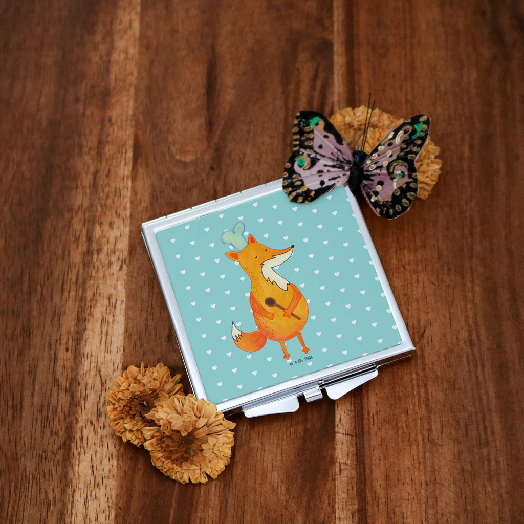 Handbag mirror Fox A cook Quadratischer Handspiegel, Mini Spiegel, Vintage Kompaktspiegel, Taschenspiegel, Handspiegel Zum Mitnehmen, Deko Handspiegel, Spiegel Für Schminktasche, Schminkspiegel To Go, Handspiegel Für Damen, Reise Spiegel, Spiegel Für Make-Up Tasche, Handtaschenspiegel, Runder Taschenspiegel, Klappbarer Taschenspiegel, Kosmetikspiegel Klein, Tragbarer Spiegel, Handspiegel Geschenkidee, Design Taschenspiegel, Handspiegel Mit Hülle, Spiegel Für Unterwegs, Schminkspiegel Kompakt, Klappbarer Handspiegel, Taschen-Kosmetikspiegel, Klappspiegel, Spiegel Für Handtasche, Kompaktspiegel, Fuchs, witzig, Party Spruch, Küche Spruch, Bäcker, Köche, Koch Geschenk, Spruch lustig, Füchse, Küche Deko