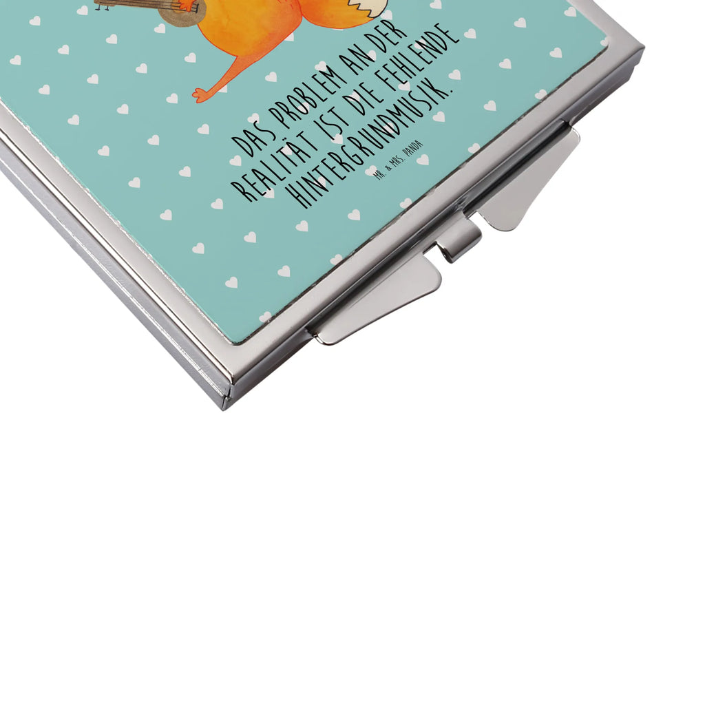 Handbag mirror Fox guitar Spiegel Für Handtasche, Deko Handspiegel, Schminkspiegel Kompakt, Taschen-Kosmetikspiegel, Reise Spiegel, Schminkspiegel To Go, Taschenspiegel, Quadratischer Handspiegel, Spiegel Für Schminktasche, Handtaschenspiegel, Tragbarer Spiegel, Handspiegel Mit Hülle, Handspiegel Geschenkidee, Mini Spiegel, Klappbarer Handspiegel, Kosmetikspiegel Klein, Silber, Kompaktspiegel, Handspiegel Zum Mitnehmen, Klappbarer Taschenspiegel, Design Taschenspiegel, Spiegel Für Make-Up Tasche, Runder Taschenspiegel, Spiegel Für Unterwegs, Klappspiegel, Handspiegel Für Damen, Vintage Kompaktspiegel, Fuchs, Musikerin, Sänger, Füchse, Gitarre, Sängerin, Musik Spruch, Geschenk Musiker