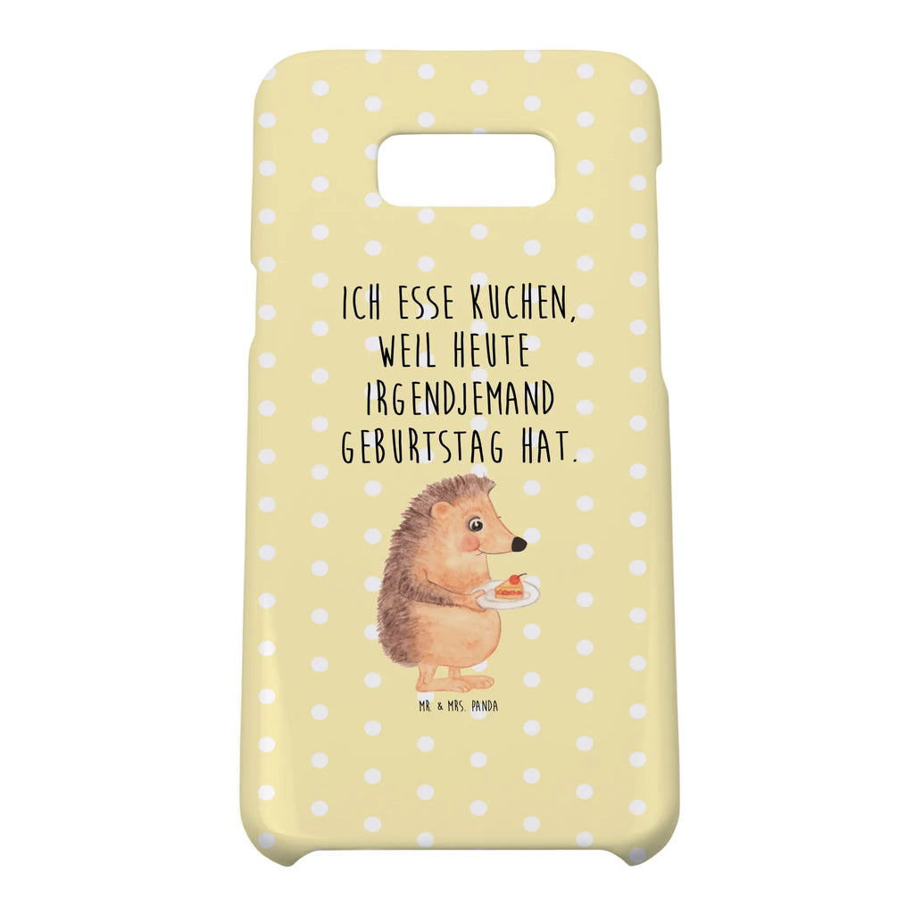 Phone case Hedgehog piece of cake mobile phone, Iphone X, cover, mobile phone case, mobile cover, case, Iphone 10, small animals, cute, funny, cute animal motives, hand drawn, small world, funny sayings, good mood, happy, gifts, gift ideas, special gifts, animal lover, card, bake cake, hedgehog, baking gift, cake, food saying, invitation party, birthday cake