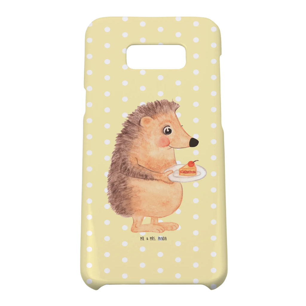 Phone case Hedgehog piece of cake mobile phone, Iphone X, cover, mobile phone case, mobile cover, case, Iphone 10, small animals, cute, funny, cute animal motives, hand drawn, small world, funny sayings, good mood, happy, gifts, gift ideas, special gifts, animal lover, card, bake cake, hedgehog, baking gift, cake, food saying, invitation party, birthday cake