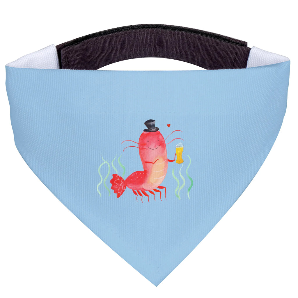 Hundehalstuch Hummer Weizen Hunde, Hundehalstuch, Mittel, Halstuch, Mittelgroße Hunde, Tuch, Meer, Meerestiere, Urlaub, Kochen, Junggeselle, Junggesellin, Wirtschaft, Gasthaus, Männerhaushalt, Bierliebhaber, Bier, Kneipe, Garnele, Garnelen