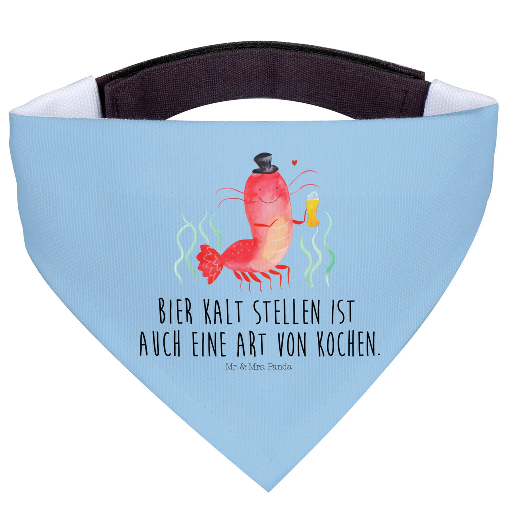 Hundehalstuch Hummer Weizen Hunde, Hundehalstuch, Mittel, Halstuch, Mittelgroße Hunde, Tuch, Meer, Meerestiere, Urlaub, Kochen, Junggeselle, Junggesellin, Wirtschaft, Gasthaus, Männerhaushalt, Bierliebhaber, Bier, Kneipe, Garnele, Garnelen