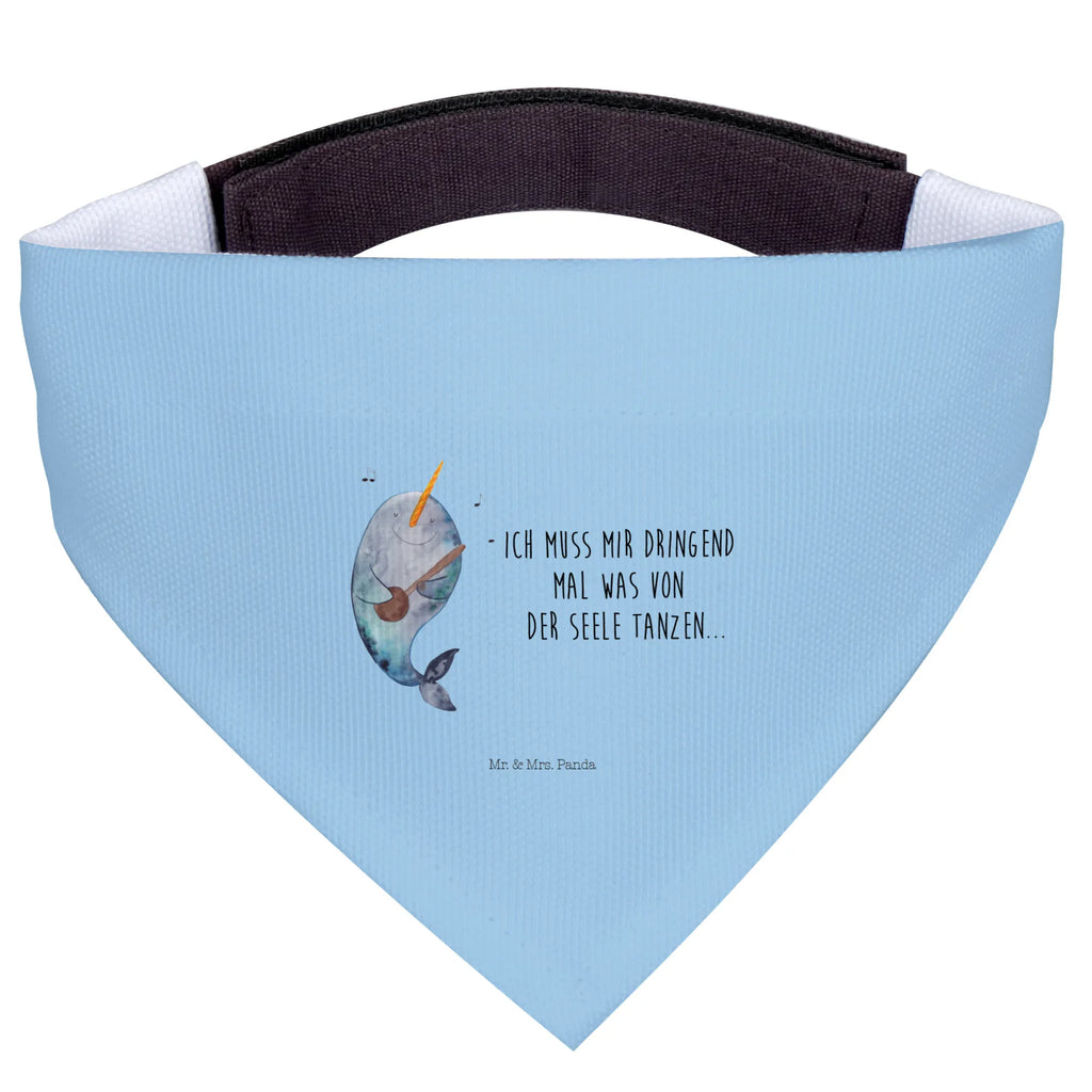 Chusta na szyję dla psa L narwal Gitara Hundehalstuch, Tuch, Mittelgroße Hunde, Halstuch, Hunde, Mittel, Meer, Meerestiere, Urlaub, Narwal, Probleme, Problemlösung, Tanzen, Gitarre, Frust, Wal, Gespräche