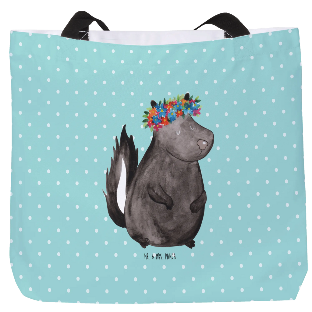 Shopper skunks dziewczynka Ausflug, Einkaufstasche, Schultertasche, Tragebeutel, Einkaufsbeutel, XL, XXL Tasche, Schulbeutel, Tüte, Strandtasche, Schultasche, Beutel, Shopper, Alltagstasche, Stofftasche, Freizeittasche, Stinktier, Skunk, Stinker, Wildtier, Stinki, Yoga, Namaste, Raubtier