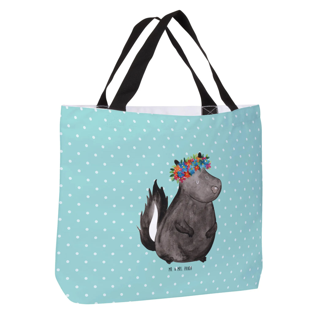 Shopper skunks dziewczynka Ausflug, Einkaufstasche, Schultertasche, Tragebeutel, Einkaufsbeutel, XL, XXL Tasche, Schulbeutel, Tüte, Strandtasche, Schultasche, Beutel, Shopper, Alltagstasche, Stofftasche, Freizeittasche, Stinktier, Skunk, Stinker, Wildtier, Stinki, Yoga, Namaste, Raubtier