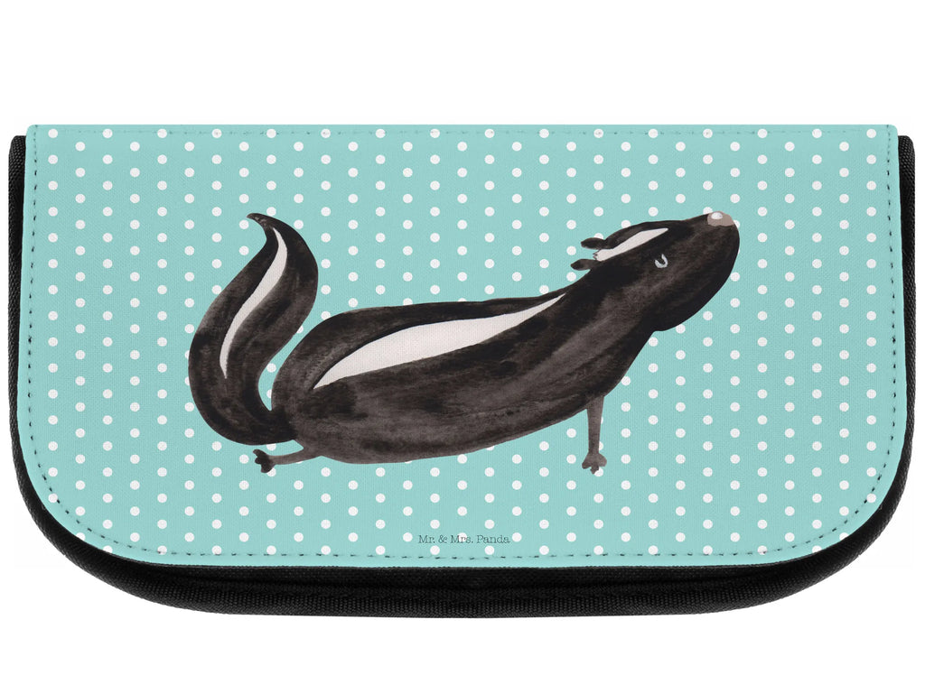 Cosmetics bag skunk yoga Wallet, Cosmetic bag, Toilet bag, Make-up bag, Cosmetics, Sludge bag, Bag, Mudflap case, Skunk, Love, Live, Predator, Namaste, Stinker, Stinky, Laugh, Wild animal, Yoga