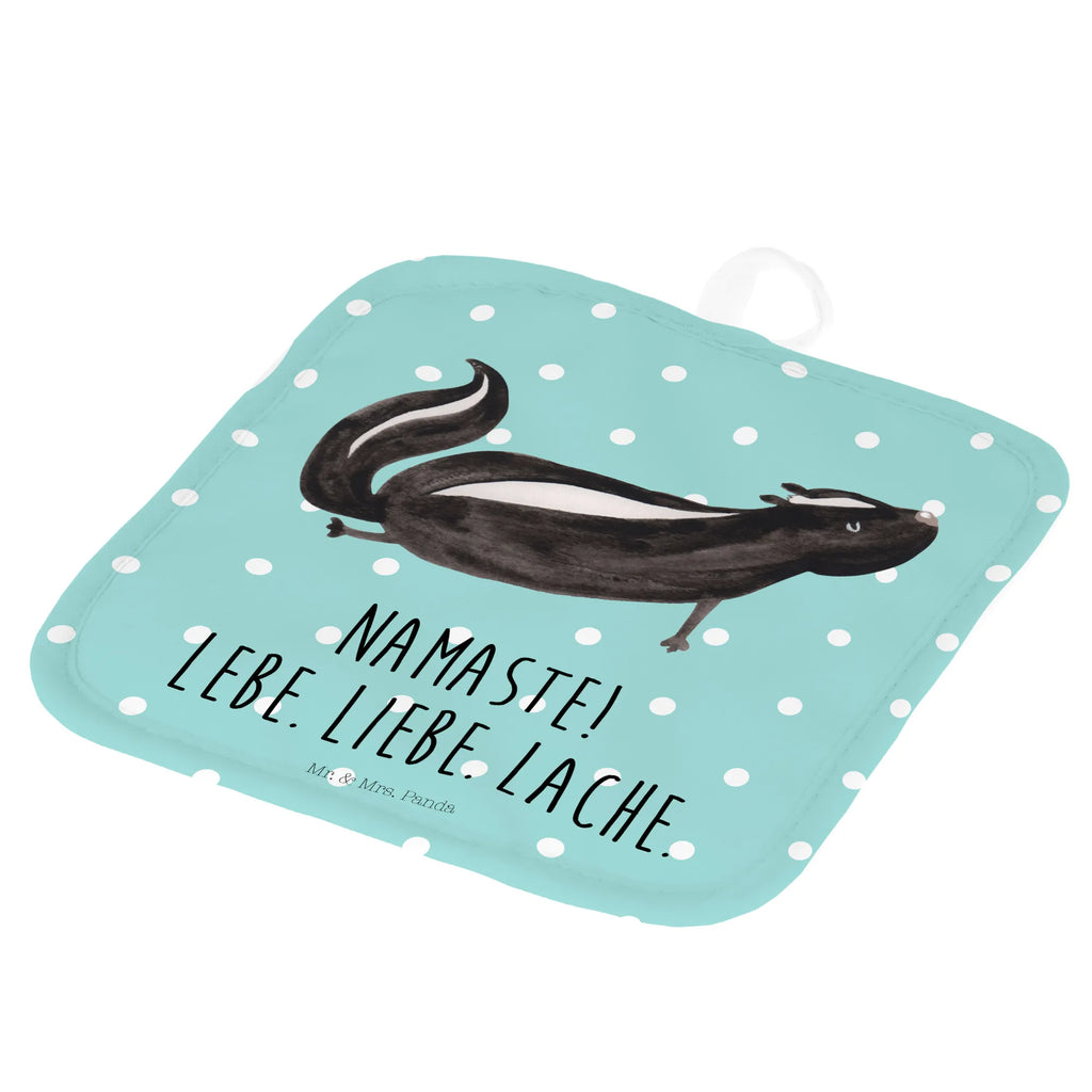 2er Set Topflappen  Stinktier Yoga 2er Set Topflappen, Topflappen Set, Topflappen 2er Set, Topfhandschuhe, Topflappen, Topflappenset, topfhalter, Topfuntersetzer, Stinktier, Skunk, Yoga, Raubtier, Stinki, Liebe, Lache, Wildtier, Lebe, Namaste, Stinker