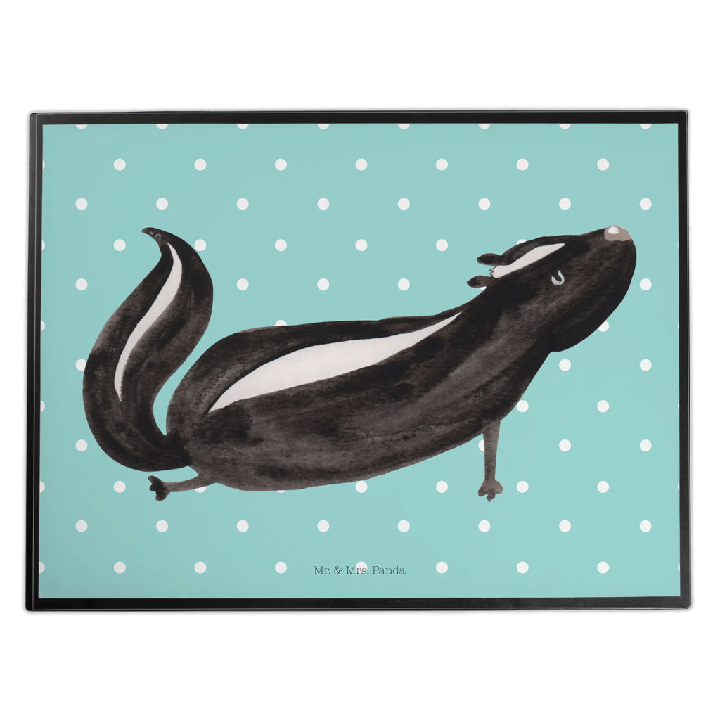 Desk pad skunk yoga desk, girl, office, Desk pad, underlay, children, Skunk, Wild animal, Predator, Laugh, Love, Stinker, Namaste, Live, Stinky, Yoga