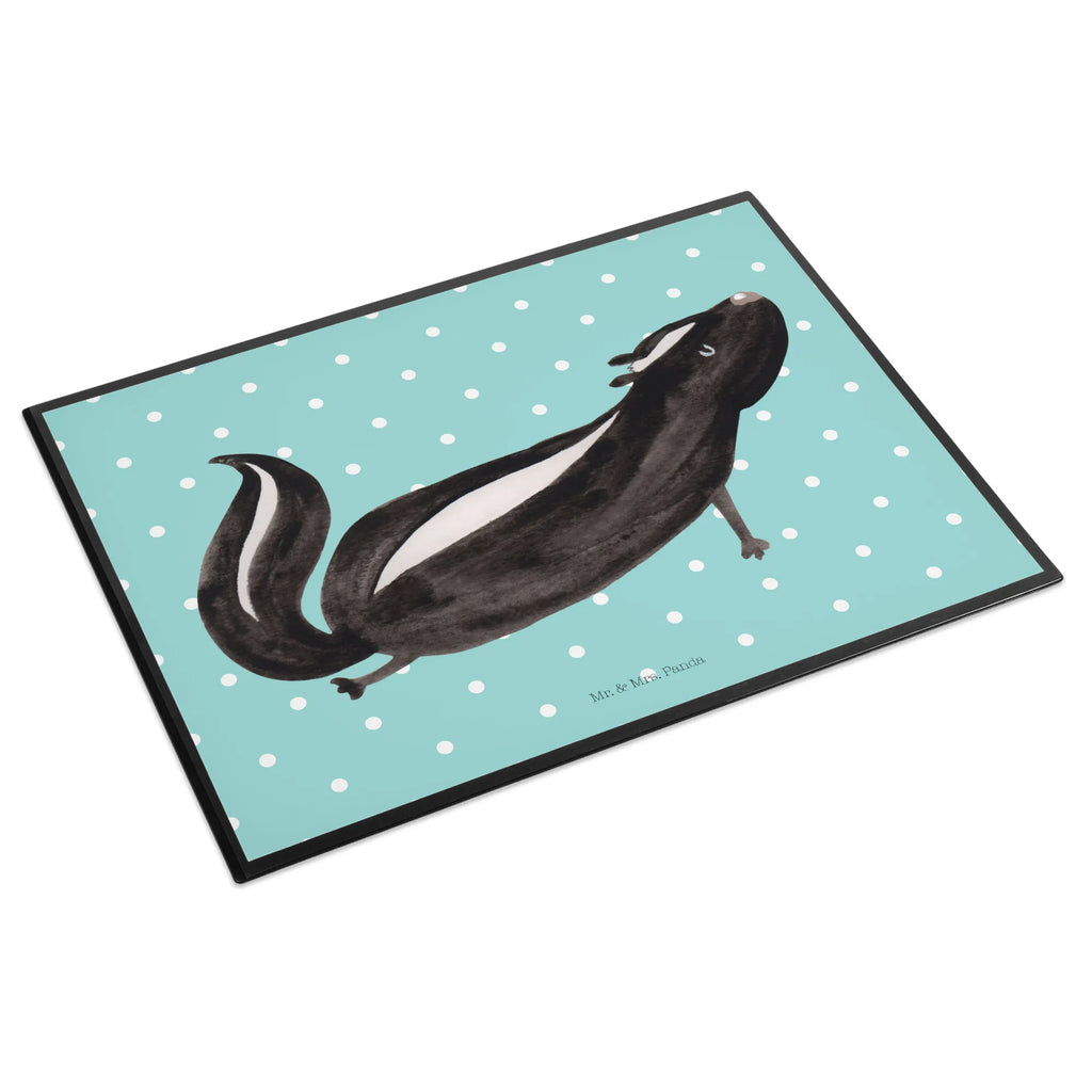 Desk pad skunk yoga desk, girl, office, Desk pad, underlay, children, Skunk, Wild animal, Predator, Laugh, Love, Stinker, Namaste, Live, Stinky, Yoga