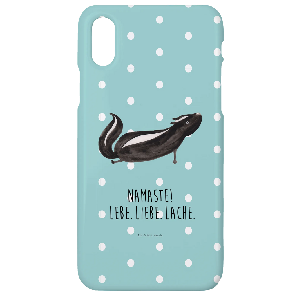 Etui na iPhone 10 skunks Joga Hülle, Handyhülle, Iphone X, Cover, Handy Case, Handycover, Handy, Iphone 10, Skunk, Stinktier, Liebe, Stinki, Wildtier, Lebe, Yoga, Lache, Raubtier, Namaste, Stinker