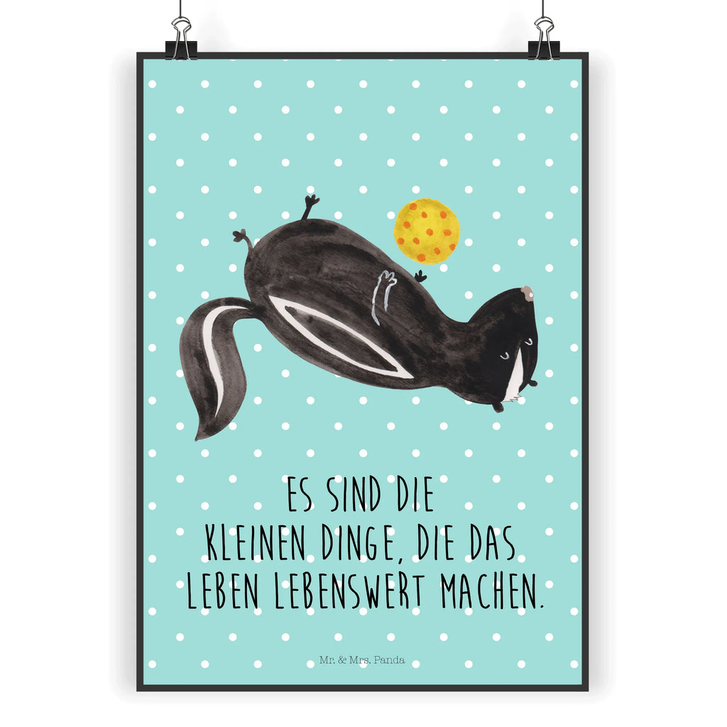 Poster Stinktier Ball wandkunst, Wanddeko Bild, Bild, Mr. & Mrs. Panda Poster, drucke, Kunstdruck, Wanddekoration, Poster, kunst für die wand, Wandposter, grafikposter, Deko Bild, kunstdruck poster, Wandbild, kunstposter, Designposter, wanddeko, Plakat, wanddruck, Bild für Wand, Wandschmuck, Posterdruck, Stinktier, Skunk, Stinki, Weisheit, Stinker, Wildtier, Verspielt, Raubtier