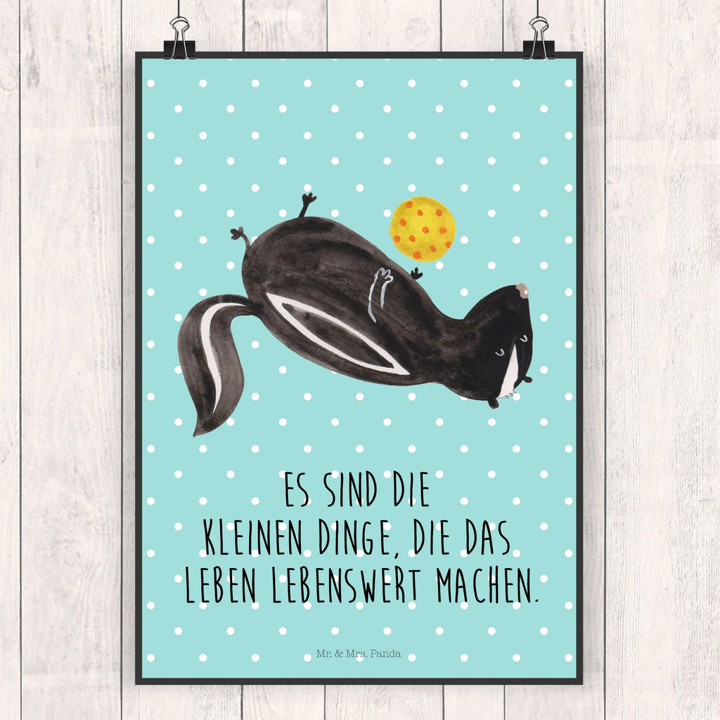 Poster Stinktier Ball wandkunst, Wanddeko Bild, Bild, Mr. & Mrs. Panda Poster, drucke, Kunstdruck, Wanddekoration, Poster, kunst für die wand, Wandposter, grafikposter, Deko Bild, kunstdruck poster, Wandbild, kunstposter, Designposter, wanddeko, Plakat, wanddruck, Bild für Wand, Wandschmuck, Posterdruck, Stinktier, Skunk, Stinki, Weisheit, Stinker, Wildtier, Verspielt, Raubtier