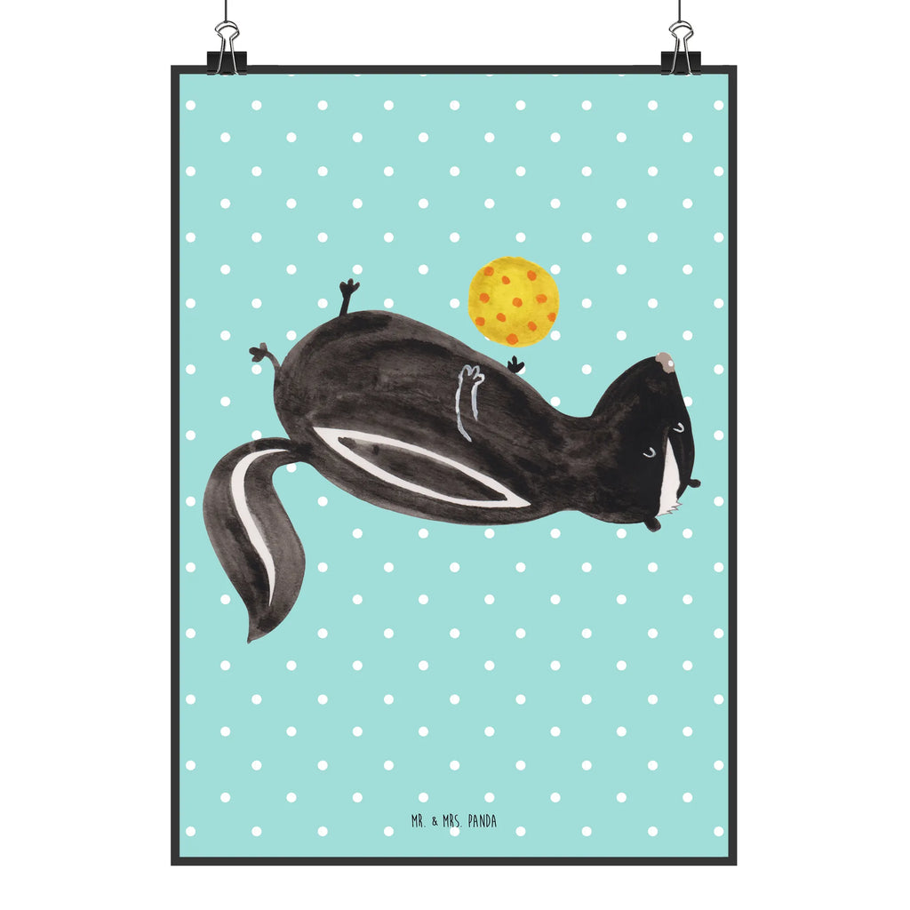 Poster Stinktier Ball wandkunst, Wanddeko Bild, Bild, Mr. & Mrs. Panda Poster, drucke, Kunstdruck, Wanddekoration, Poster, kunst für die wand, Wandposter, grafikposter, Deko Bild, kunstdruck poster, Wandbild, kunstposter, Designposter, wanddeko, Plakat, wanddruck, Bild für Wand, Wandschmuck, Posterdruck, Stinktier, Skunk, Stinki, Weisheit, Stinker, Wildtier, Verspielt, Raubtier