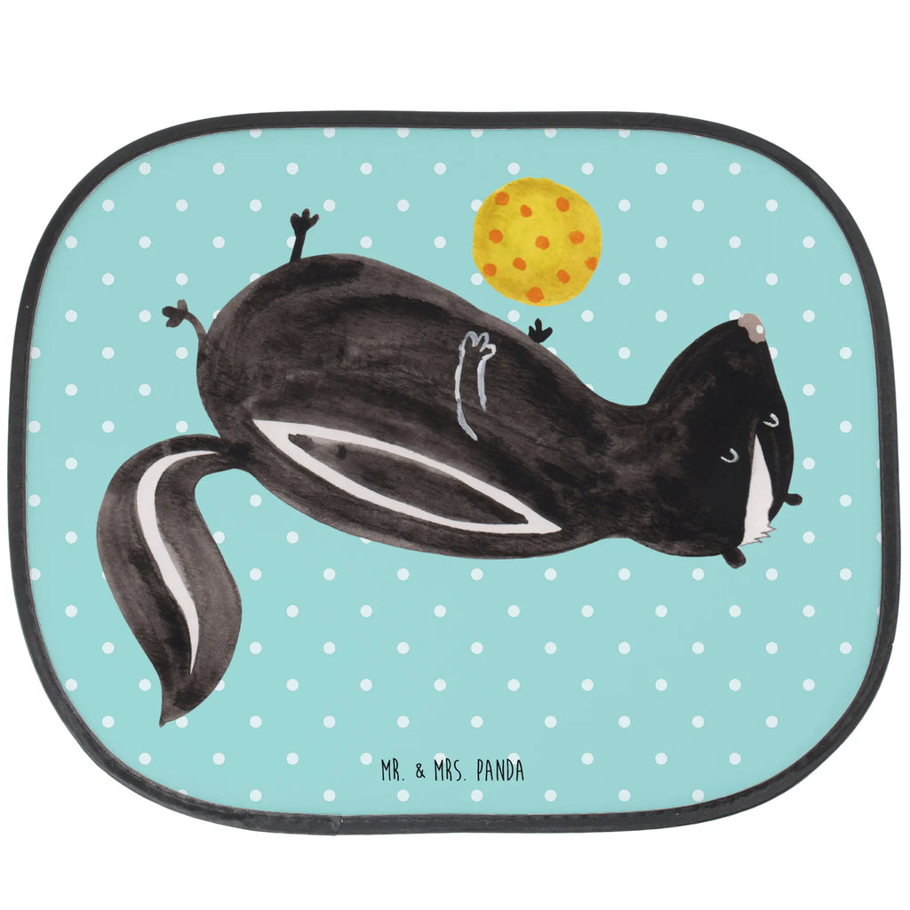 Car sun shade skunk ball windows, car, sun protection, children, family, back seat, sun visor, gift, Skunk, predator, stinker, stinky, playful, skunk, wild animal, wisdom