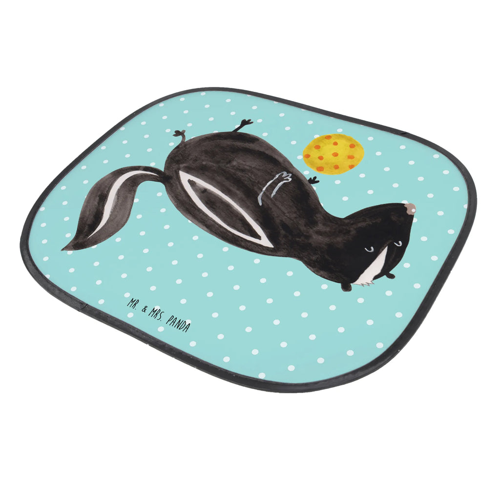 Car sun shade skunk ball windows, car, sun protection, children, family, back seat, sun visor, gift, Skunk, predator, stinker, stinky, playful, skunk, wild animal, wisdom