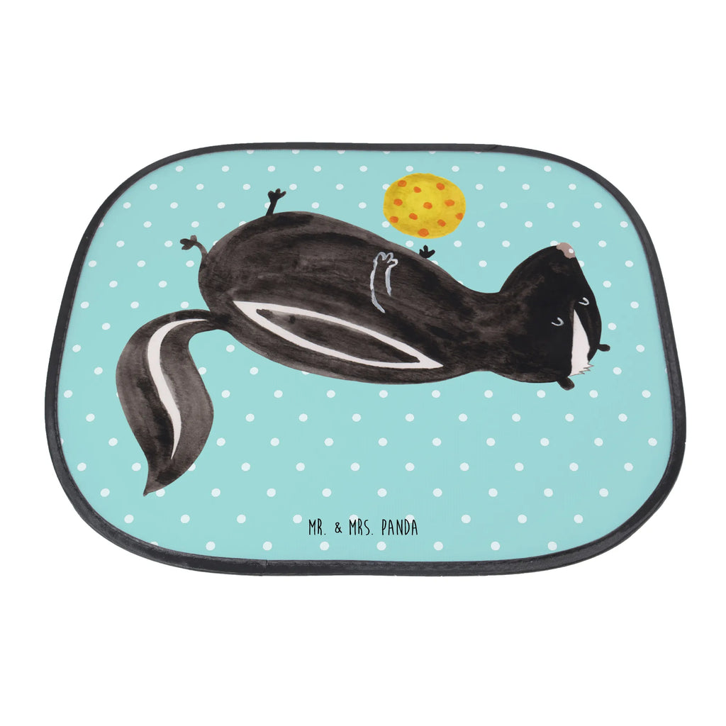 Car sun shade skunk ball windows, car, sun protection, children, family, back seat, sun visor, gift, Skunk, predator, stinker, stinky, playful, skunk, wild animal, wisdom