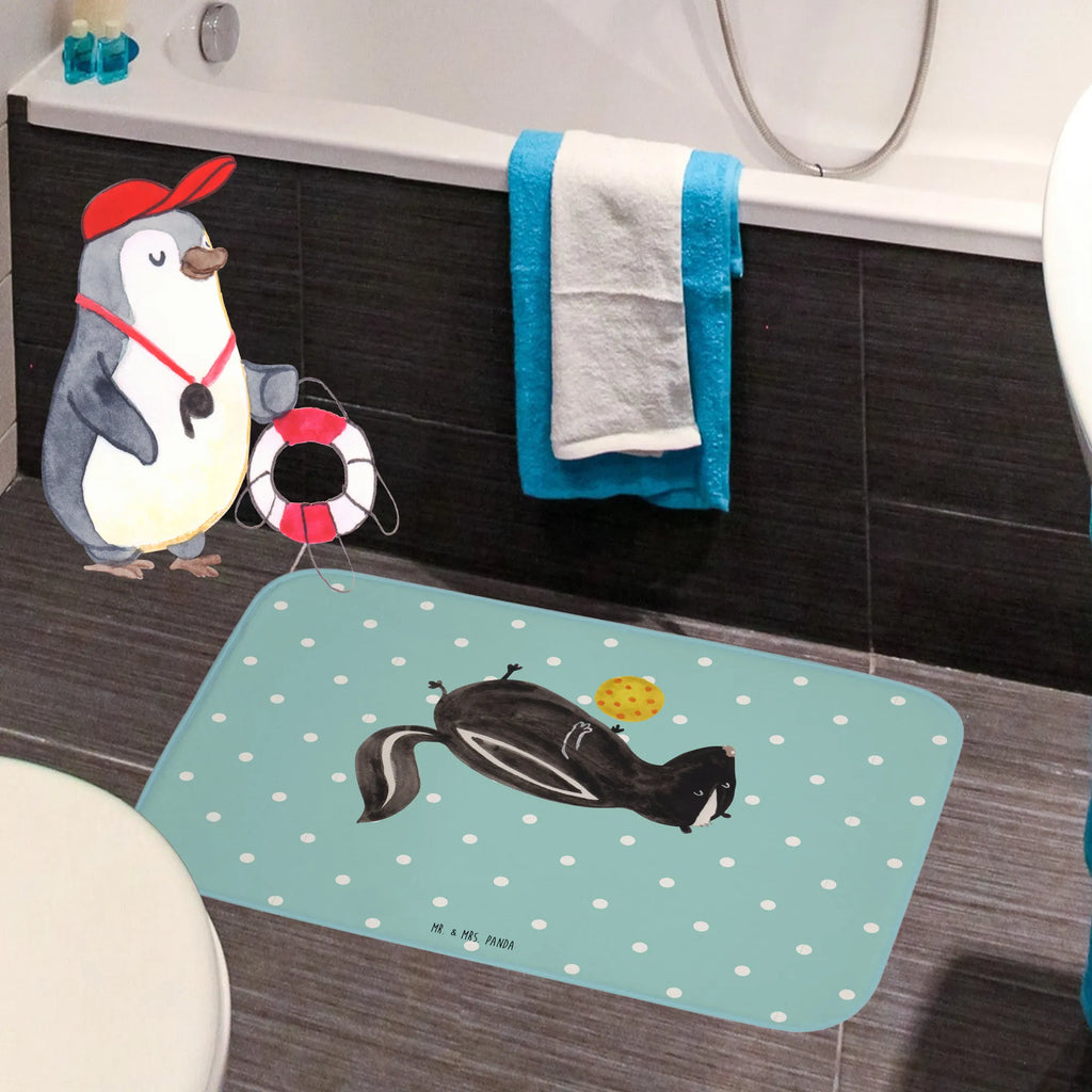 Badematte Stinktier Ball Duschvorleger, Badezimmer Matte, Badematte, badezimmermatten, badezimmer läufer, Badvorleger, wannenvorleger, duschmatten, Bad Fußmatte, fußmatte bad, Teppich Fürs Bad, duschmatte, badezimmermatte, badezimmervorleger, Badläufer, teppich für bad, badezimmerteppiche, bad läufer, badmatten, Badezimmerteppich, Badteppich, rutschfeste matte, Stinktier, Skunk, Weisheit, Verspielt, Stinki, Wildtier, Stinker, Raubtier