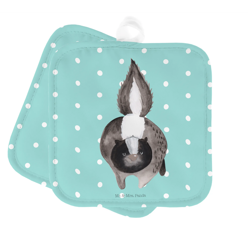 2-elementowy zestaw podkładek pod garnki skunks atak Stinktier, Skunk