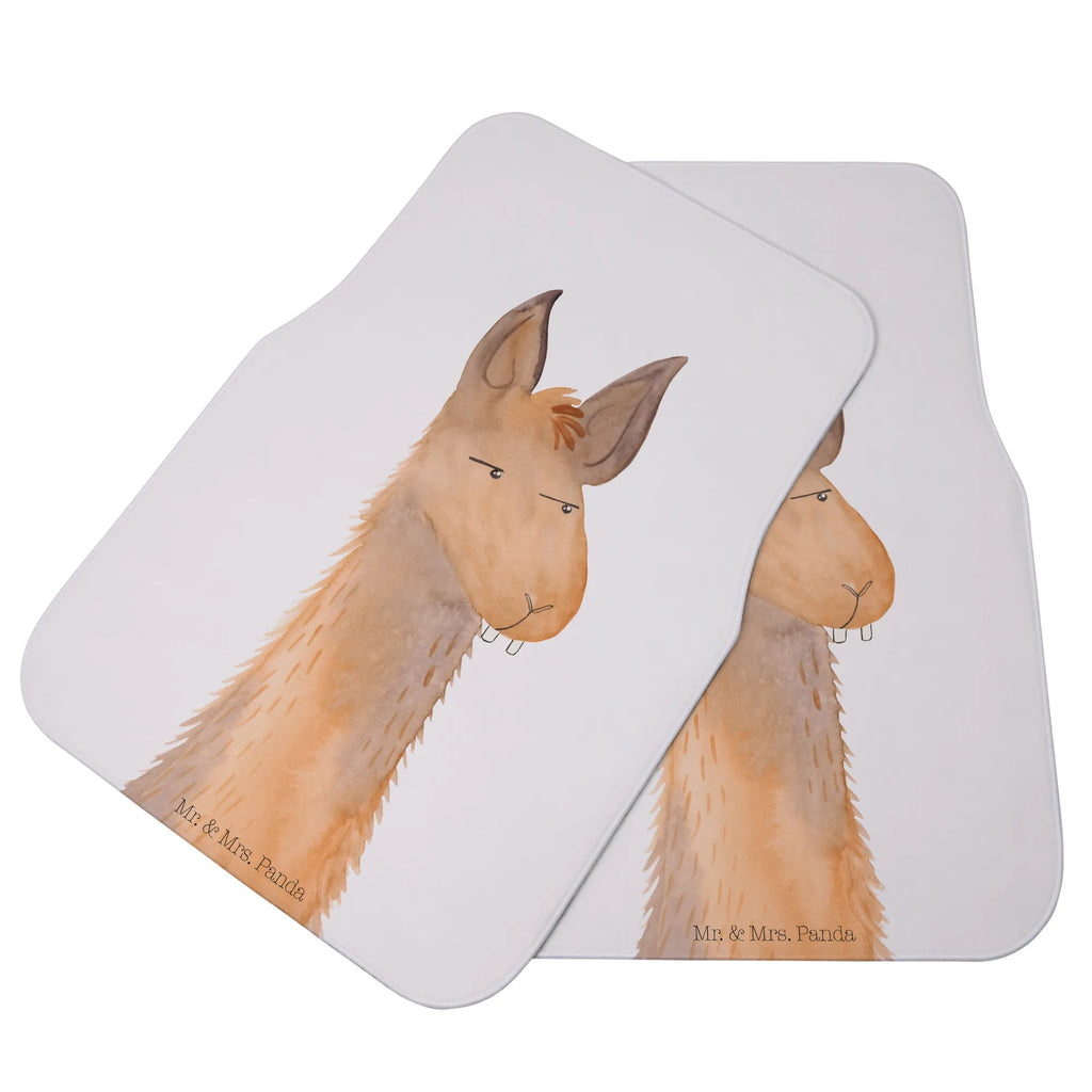 Mata samochodowa dla kierowcy głowa lamy zirytowany Lama, Alpaka