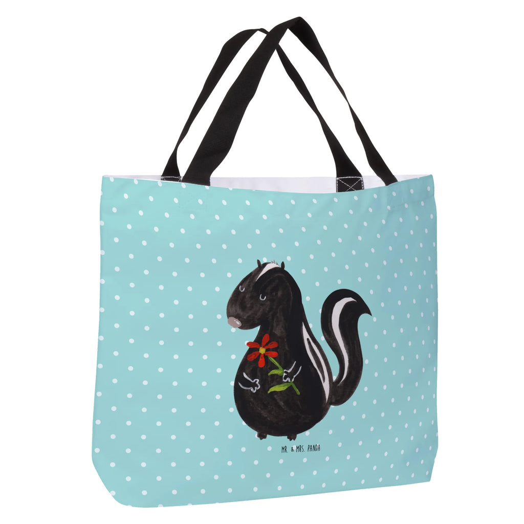 Shopper skunks kwiat Schultasche, Alltagstasche, Freizeittasche, Einkaufsbeutel, Tragebeutel, Einkaufstasche, Strandtasche, Schulbeutel, XXL Tasche, Shopper, Schultertasche, Ausflug, Stofftasche, Tüte, XL, Beutel, Stinktier, Skunk, Wildtier, Stinki, Verträumt, Träume, Raubtier, Dreams, Stinker, Tagträumer