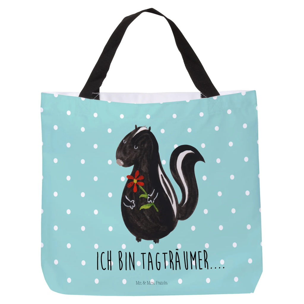 Shopper skunks kwiat Schultasche, Alltagstasche, Freizeittasche, Einkaufsbeutel, Tragebeutel, Einkaufstasche, Strandtasche, Schulbeutel, XXL Tasche, Shopper, Schultertasche, Ausflug, Stofftasche, Tüte, XL, Beutel, Stinktier, Skunk, Wildtier, Stinki, Verträumt, Träume, Raubtier, Dreams, Stinker, Tagträumer