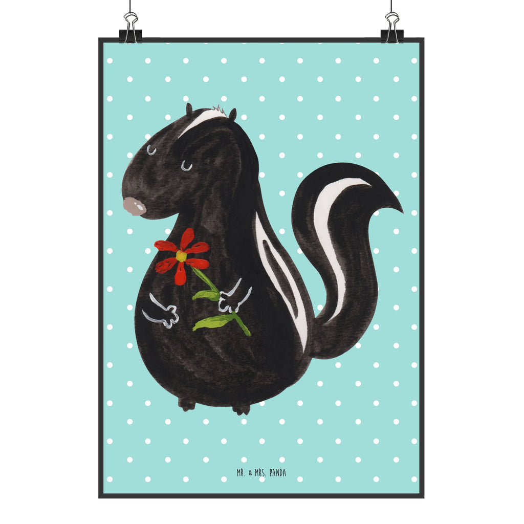 Poster skunk flower kunst für die wand, Plakat, Bild für Wand, grafikposter, Deko Bild, Bild, Mr. & Mrs. Panda Poster, drucke, wandkunst, Wanddeko Bild, Wandposter, Kunstdruck, Wandschmuck, Wandbild, wanddruck, Wanddekoration, kunstposter, Poster, wanddeko, kunstdruck poster, Designposter, Posterdruck, Stinktier, Skunk, Raubtier, Stinker, Tagträumer, Träume, Verträumt, Stinki, Wildtier, Dreams