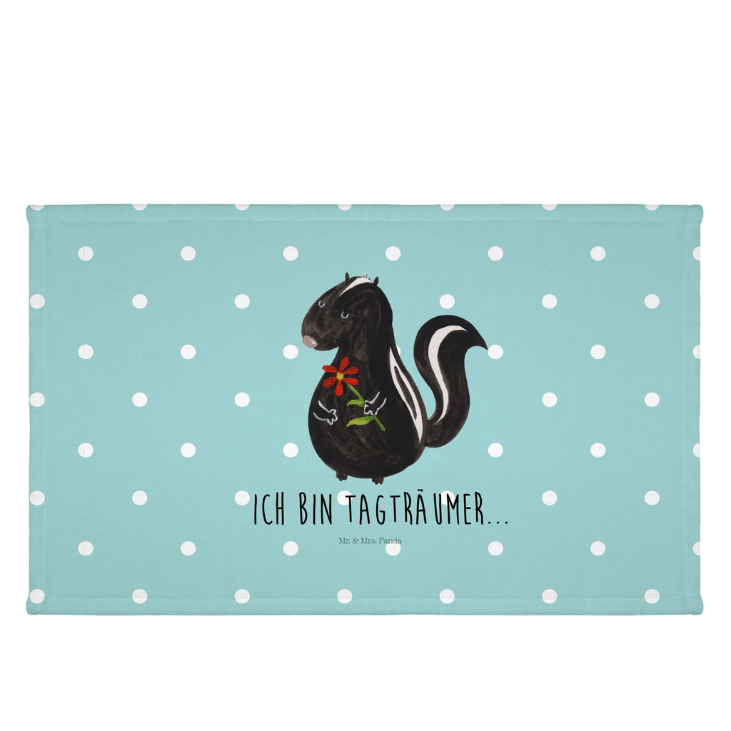 Hand towel skunk flower towels, bath towel, big, children, baby, bathroom, Towel, Skunk, dreamy, dreams, stinker, stink, skunk, predator, wild animal, daydreamer
