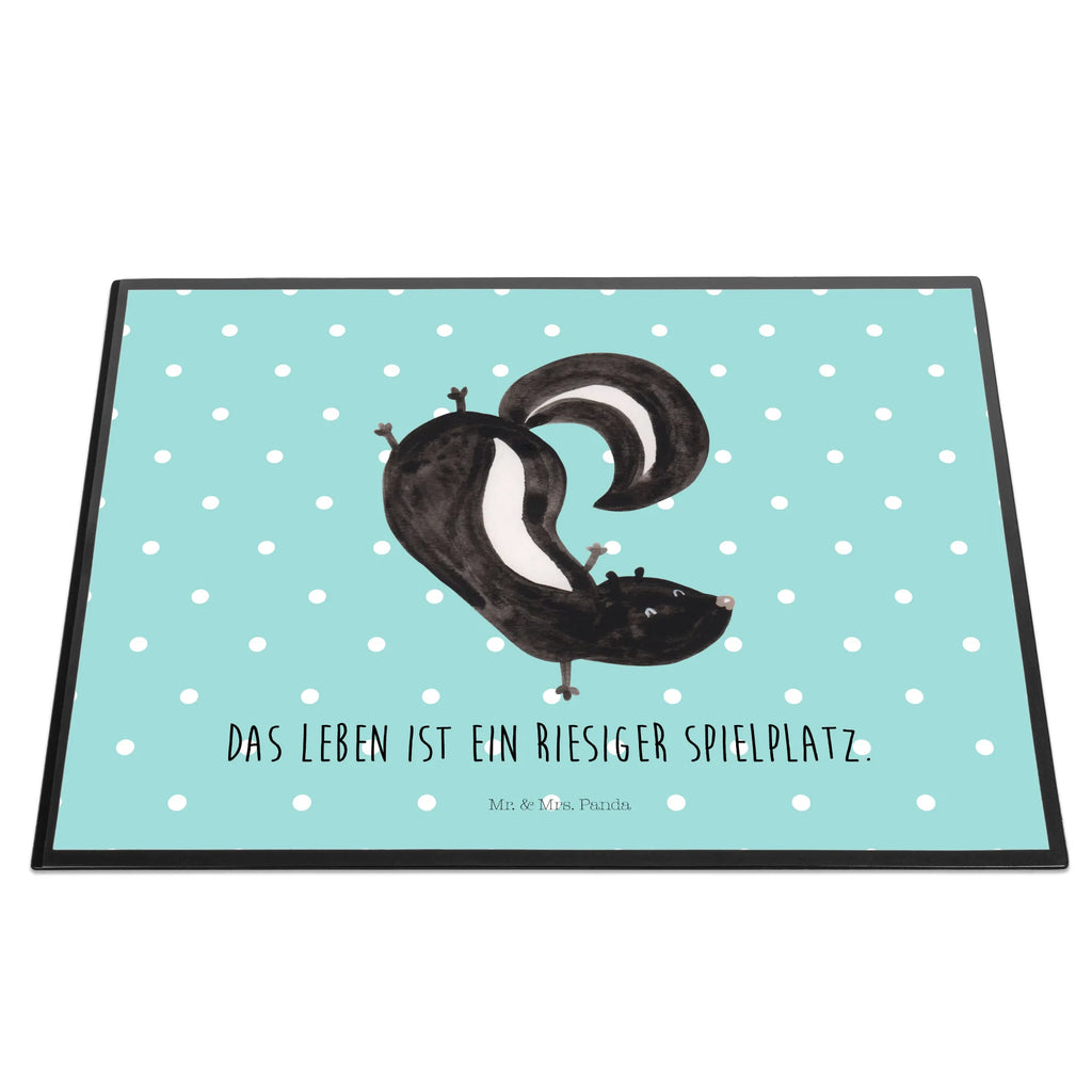 Desk pad skunk handstand desk, Desk pad, office, underlay, girl, children, Skunk, predator, skunk, playground, wild animal, playful, child, stink