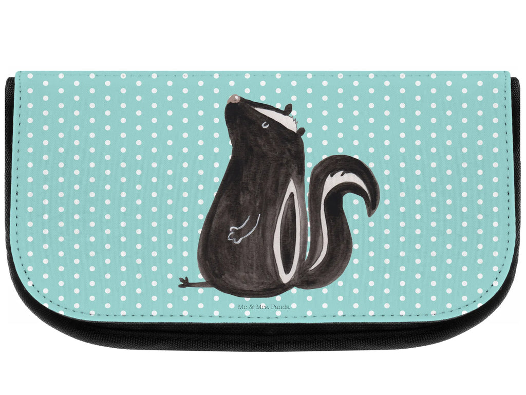 Kosmetiktasche Stinktier Sitzen Make-Up Bag, Kosmetiktasche, Waschtasche, kleines Täschchen, bad tasche, beauty case, toilettenbeutel, beauty tasche, Schminktäschchen, Reisenecessaires, kosmetiktäschchen, hygiene tasche, Toilettentasche, reise kosmetiktasche, Kulturtasche, Waschbeutel, Kulturbeutel, Beauty Bag, Necessaire, zubehörtasche, reiseschminktasche, Organizer Tasche, kosmetik beutel, Schminkbeutel, kulturtäschchen, utensilientasche, Schminktasche, Beautybag, Skunk, Stinktier, Stinker, Büro, Recht, Raubtier, Spruch, Besserwisser, Wildtier, Stinki