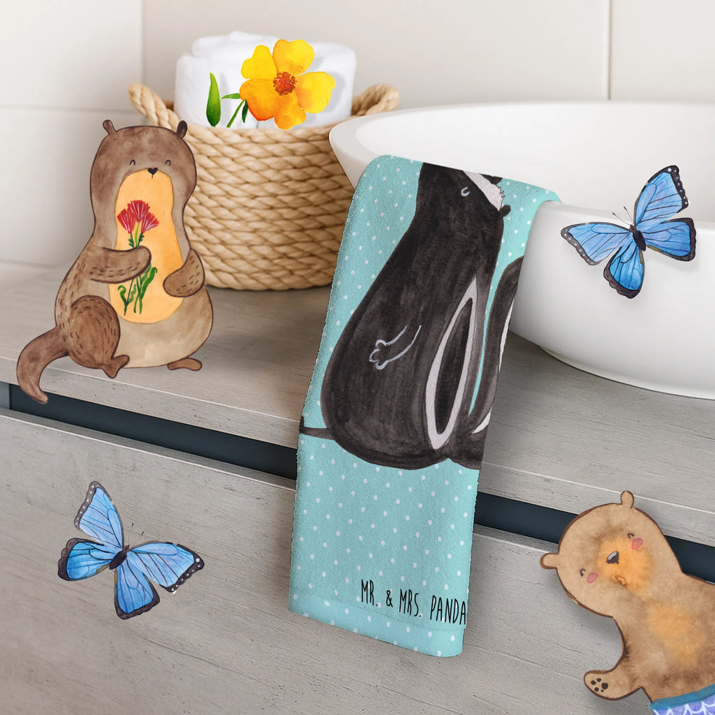 50 x 100 ręcznik skunks siedzenie Stinktier, Skunk