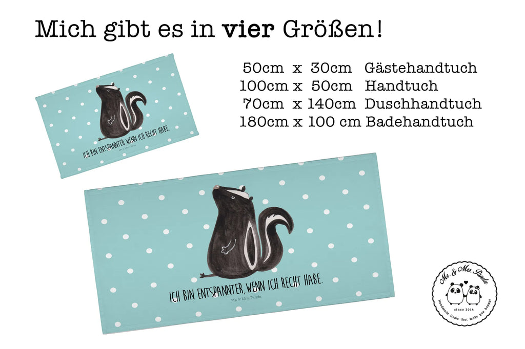 50 x 100 ręcznik skunks siedzenie Stinktier, Skunk