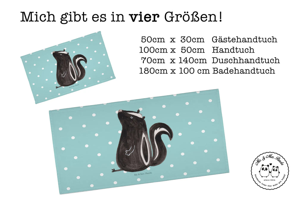 50 x 100 ręcznik skunks siedzenie Stinktier, Skunk