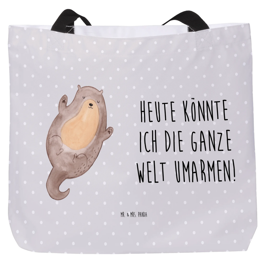 Shopper Otter Umarmen Einkaufstasche, Freizeittasche, Tragebeutel, XXL Tasche, Alltagstasche, Stofftasche, Ausflug, Tüte, Schultertasche, Schulbeutel, Schultasche, Einkaufsbeutel, XL, Strandtasche, Shopper, Beutel, Otter, Fischotter, Seeotter, Otter Seeotter See Otter