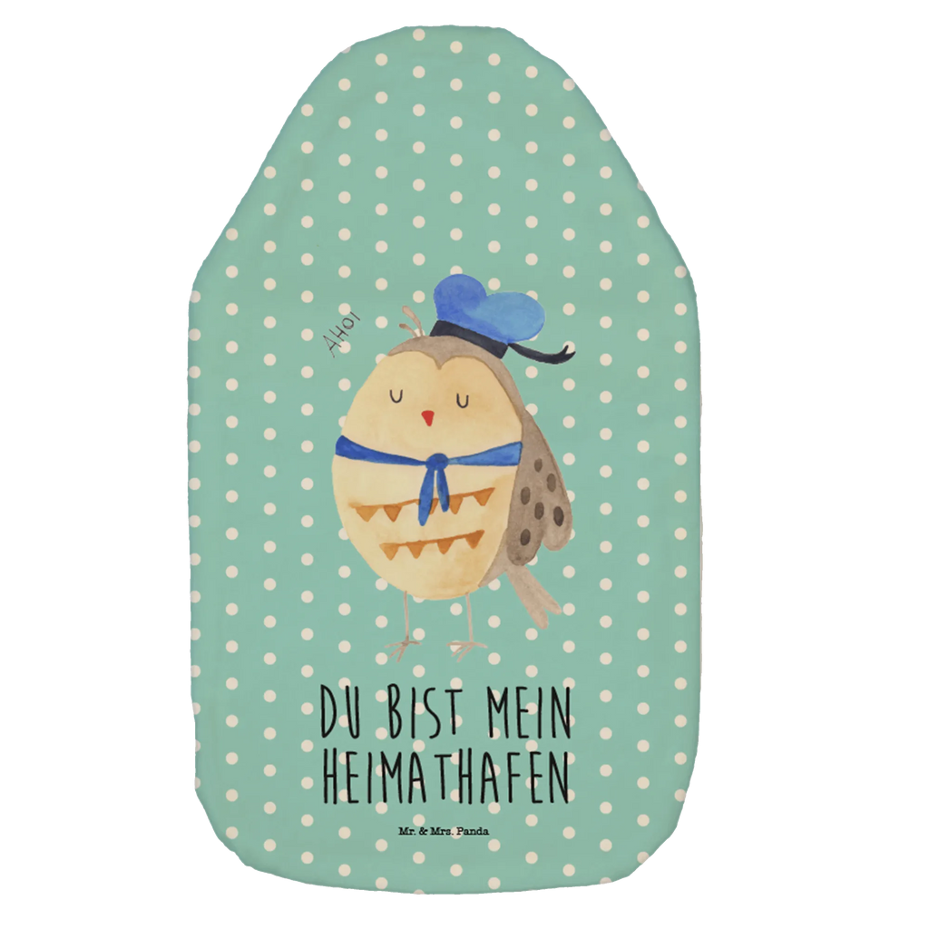 Termofor sowa Marynarz Wärmflasche, Wärmflasche mit Bezug, heißwasserflasche, Wärmekissen, Wärmflaschen, warmwasserbeutel, Bettflaschen, Bettflasche, bettwärmflasche, Wärmeflasche, warmwasserflasche, wärmebeutel, heißwasserbeutel, Wärmflaschen mit Bezug, heizflasche, Eule, Eule Spruch, Freundin, Seefahrer, Owl, Wortspiel Lustig, Hochzeitstag Geschenk, Eule Deko, Ehe, Heimathafen, Matrose